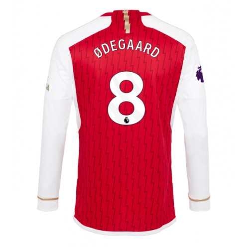 Moški Nogometni dresi Arsenal Martin Odegaard #8 Domači 2023-24 Dolgi Rokav